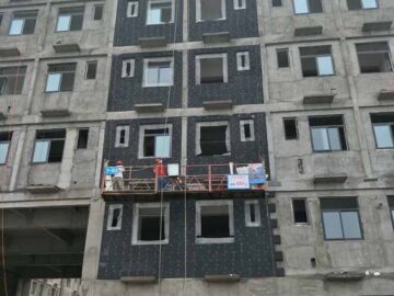 快來看呀！這整整齊齊的板材是什么？河南朝欽節(jié)能廠家生產(chǎn)A級防火保溫材料石墨改性水泥基保溫板